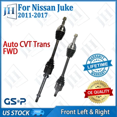 OE Front Pair Left Right CV Axle Shaft For 2011-2017 Nissan Juke FWD Auto CVT Foto 1 de 4