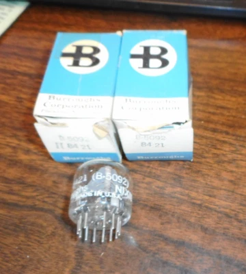 1 EACH  8421 5092 Nixie Readout Vacuum Tube  BURROUGHS  NEW OLD STOCK - Image 1 of 4