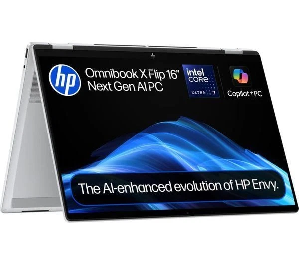 HP OmniBook X Flip NGAI 16" 2 in 1 Laptop, Copilot+ PC - REFURB-B - Image 1 of 1