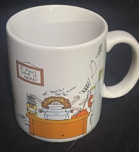 Vintage Hallmark How To Get Along At The Office Coffee Cup - Picture 1 of 6