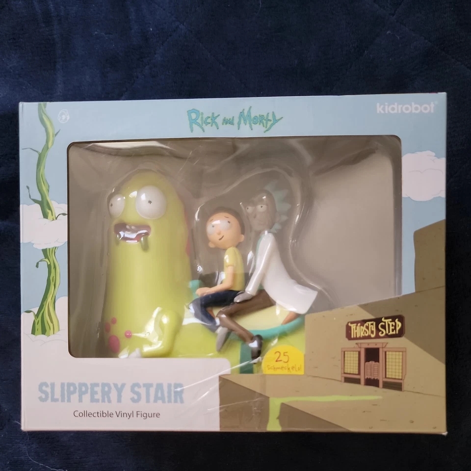 Kidrobot Rick and Morty Slippery Stair Vinyl Figure N.I.B. - Image 1 of 4