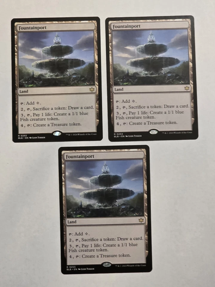 3x Fountainport - Bloomburrow - Near Mint - MTG - Image 1 of 1