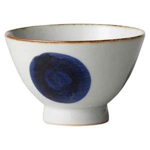 Hasami Ware Iroha Rice Bowl, Made In Japan, Semi-Porcelain Tableware, Rice Bowl_ - Picture 1 of 7