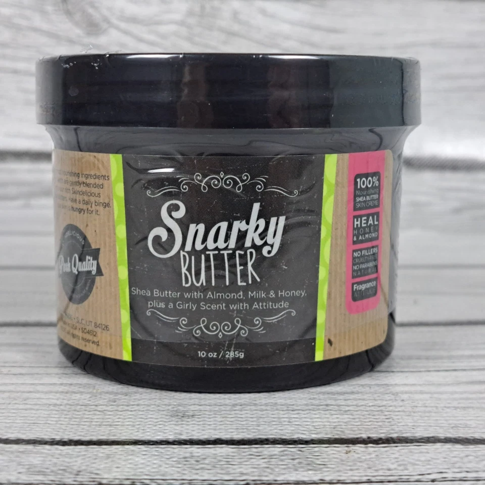 Manteca de Karité y Manteca de Almendras Skindelicious Snarky 10oz 285g Nueva Foto 1 de 4