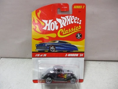 Hot Wheels Classics 1934 3 Window #18 Chrome - Image 1 of 2