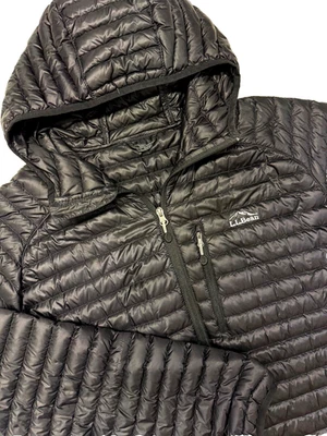 LL Bean Ultralight 850 Down Puffer Jacket Men's 2XL Hood Downtek Pertex Quantum - Image 1 of 4
