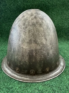 Genuine 16th Century Late 1500’s Italian/ Spanish Cabasset Helmet ALL RIVETS - Picture 1 of 18
