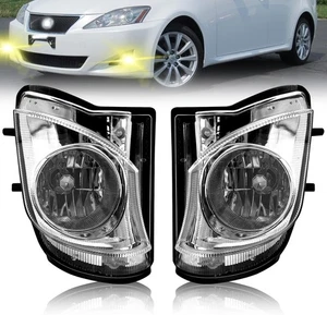 Fog Lights Compatible With 2006-2010 IS250/IS350 Front Bumper Lights Assembly wi - Picture 1 of 5
