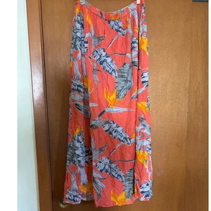 Patrons of Peace Tropical Print Maxi Skirt High Waist Flowy Long Skirt - Picture 1 of 3