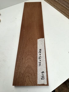 Planed Mahogany Sapele Hardwood Offcut 146mm x 23mm x 628mm Lot BS18 - Picture 1 of 4