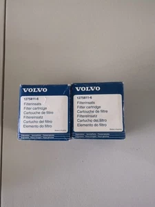 2Pk New Genuine Volvo Engine Oil Filter with Gasket Seal OEM 1275811-6 NIB NOS - Picture 1 of 3