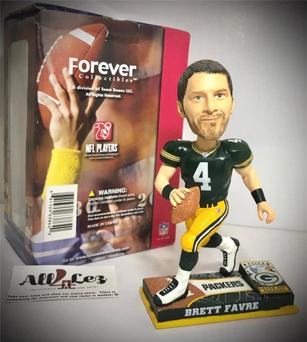 2007 GREEN BAY PACKERS BRETT FAVRE "LAMBEAU FIELD 50 YEARS" FOCO BOBBLEHEAD #'d Cover