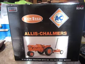 2007 SpecCast CLASSIC 1/16 Allis-Chalmers D-14 LP Gas Tractor & New Idea Mower - Picture 1 of 4