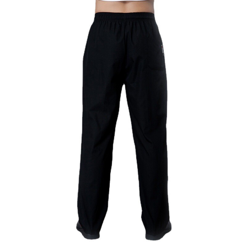 Pantalon Negro Mujer Trabajo Pantalones De Chef Unisex Pares