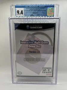 Nintendo Gamecube Interactive Multi Game Demo Disc Version 23 CGC 9.4 A+ SEALED! - Imagen 1 de 9