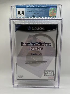 Nintendo Gamecube Interactive Multi Game Demo Disc Version 23 CGC 9.4 A+ SEALED! - Image 1 of 4