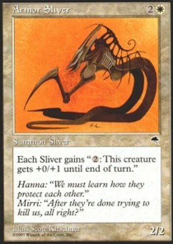 4x Armor Sliver ~ Lightly Played Tempest MTG Magic x4 4 UltimateMTG Playset Whit - Image 1 of 1