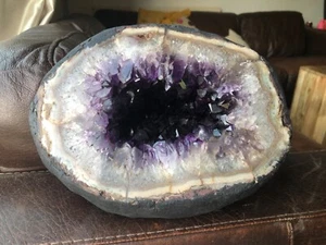 10.5 kg Quality A Amethyst geode/cave deep purples - large stunning - huge - Picture 1 of 24