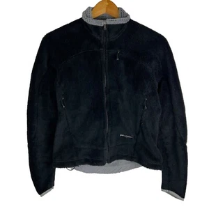 Vintage 90s Patagonia R4 Regulator Black Zip Up Polartec Fleece Sweater Jacket S - Picture 1 of 8