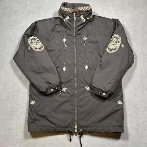 Vintage Bogner Womens 8 Insulted Full Zip Packable Hood Embroidered Ski Jacket - Picture 1 of 21