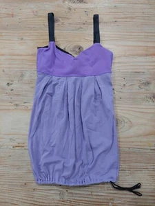 Lululemon Women’s Size 6 Athletic Tank Top Yoga Gym Fit Flare Purple Built-inBra - Picture 1 of 7
