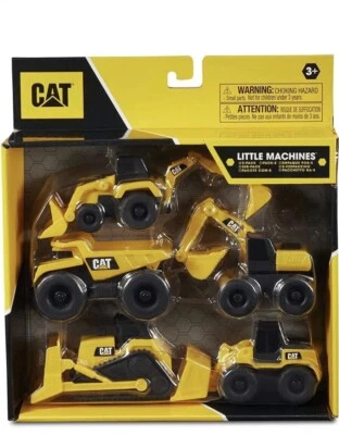 Caterpillar CAT Mini Little Machine Construction Truck Dozer Backhoe Toy - Image 1 of 3