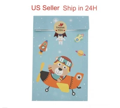 Space Galaxy Goody Treat Bolsa Suministros de Fiesta Favores de Cumpleaños Set de 12 Foto 1 de 2