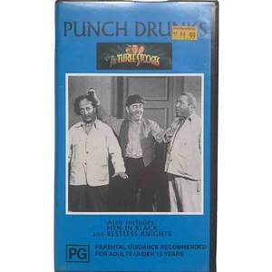 The Three Stooges Punch Drunks VHS Men in Black And More 1999 Video Tape Comedy - Picture 1 of 5