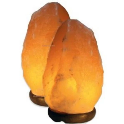 Lot de 2 lampe thérapeutique naturelles en cristal de sel de l'Himalaya 2 a 3 KG - Photo 1/4