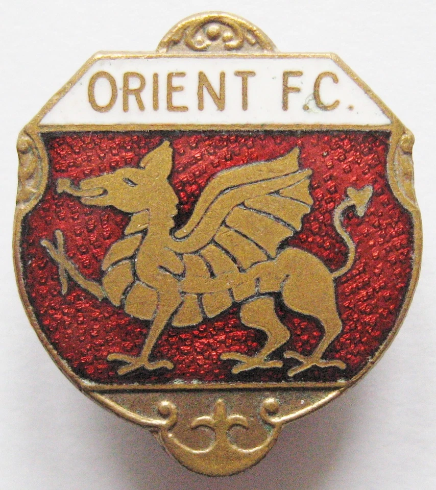 LEYTON ORIENT - Superb Vintage Enamel Football Pin Badge - Image 1 of 2