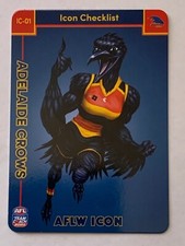 2023 AFLW Teamcoach Icon Checklist-CHOOSE FROM DROPDOWN-SINGLE CARD-NM
