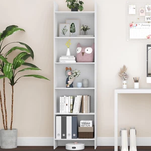 6-Tier Bookshelf, 66.9 Inches Floor Standing Bookcase, Display Storage Shelf, Co - Picture 1 of 8