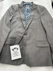 Appaman Fine Tailoring Boys Mist Grey Blazer Jacket Only Sz12 - Picture 1 of 4