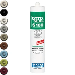 OTTOSEAL S 100 Sanitär-Silicon OTTO Silikon S100 Dichtstoff 1K Abdichtung 300 ml - Afbeelding 1 van 35