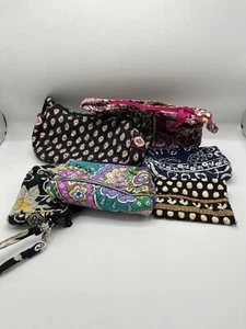 Lote de 6 Bolsas Vera Bradley 2 Forradas de Maquillaje, Llaves, Monederos Pequeños - Imagen 1 de 12