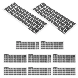 10 Sheets Tastaturaufkleber Computertastaturaufkleber Sprachtastatur-Aufkleber - Bild 1 von 12