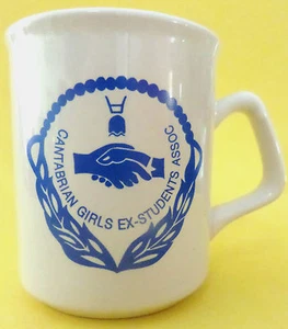 CANTERBURY GIRLS EX-STUDENTS ASSOCIATION FINE CHINA MUG, 10cm HIGH 8cm DIAMETER* - Picture 1 of 3