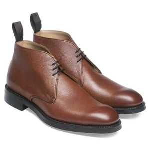 Joseph Cheaney Jackie III R Chukka Boot in Mahogany Grain Leather £475 - F Fit - Picture 1 of 4