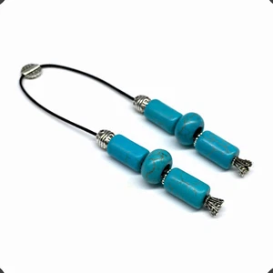 Rosario Griego KOMBOLOI Begleri Worry Cuentas (Cilindro Turquesa -16x10 mm- Cuentas) - Imagen 1 de 10