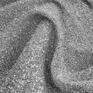 ORPELLO LUREX 2 w materiale tessuto elasticizzato - largo 150 cm - glitter argento scintillante - Foto 1 di 5