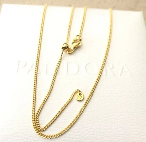 Collana Pandora 18k classica catena cavo #367080-60 / 23,6 pollici + scatola regalo + etichetta - Foto 1 di 10