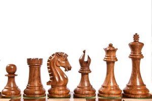 3.9" Craftsman Knight Staunton Chess Set - Chess Pieces Only - Sheesham Wood - Picture 1 of 10