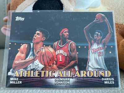 NBA 2000-01 Topps Athletic All Around Mike Miller DerMarr Johnson Darius Miles - Image 1 of 2