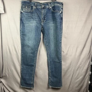 True Religion Geno SN Flap Slim Medium Drizzle Slim Fit Jeans Men's Size 40 $159 - Picture 1 of 7