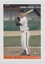 1993 Classic Best Clinton Giants Clay King #14