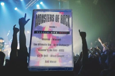 Monsters of Rock Vol. 1 Heaven and Hell (Cassette Tape) Warrant, Ozzy, KISS - Image 1 of 4