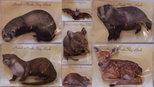 Wildlife Key Racks - British Made - Fawn, Badger, Bat, Polecat, Mouse Otter - Picture 1 of 8