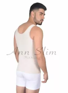 FAJA COLOMBIANA PARA HOMBRE COMPRESIÓN MODELADOR TOP SIN MANGAS PARA HOMBRE ANN SLIM 1009 - Imagen 1 de 4