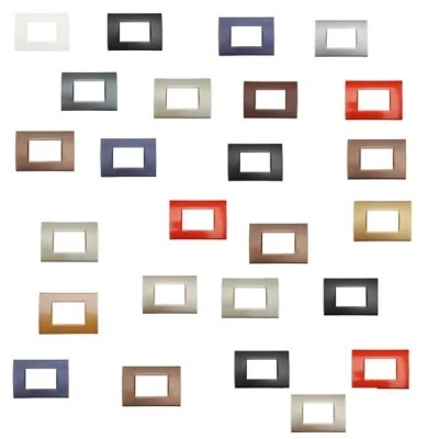 PLACCA MOSTRINA COMPATIBILE CON BTICINO LIVING LIGHT INTERNATIONAL TECH PVC