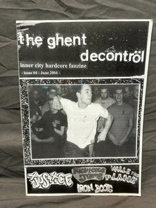 Ghent Decontrol Fanzine #4 hardcore Justice Righteous jams Iron Boots Mental - Bild 1 von 3